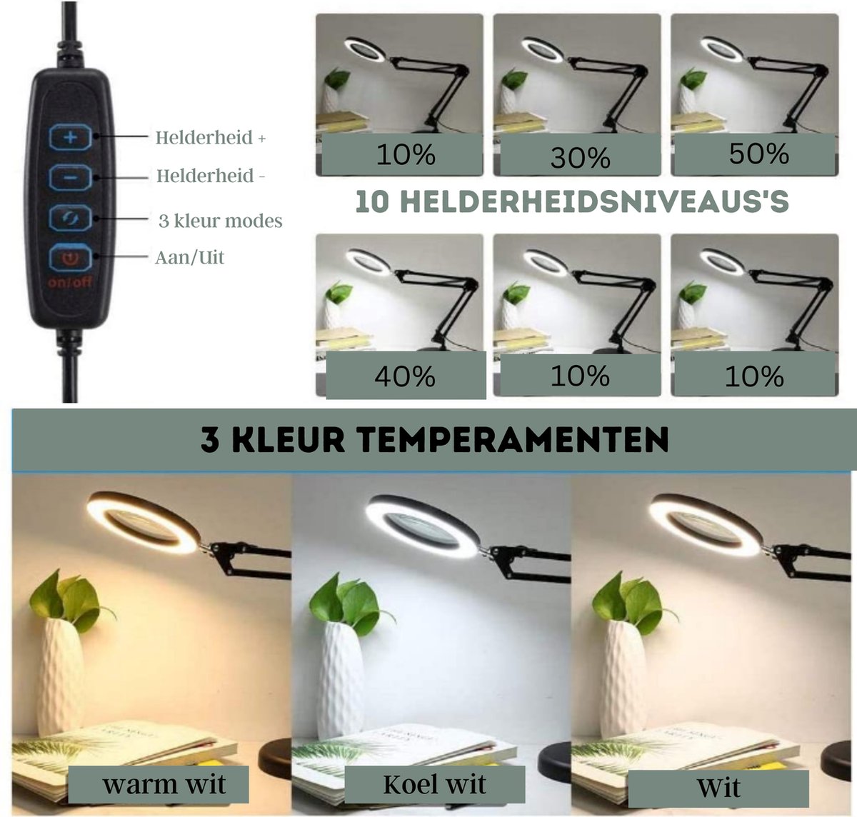 NOALED LED Desktop Magnifier – Computer Internet Services Barbados
