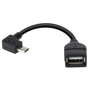 Micro-USB male to USB-A female host adapter