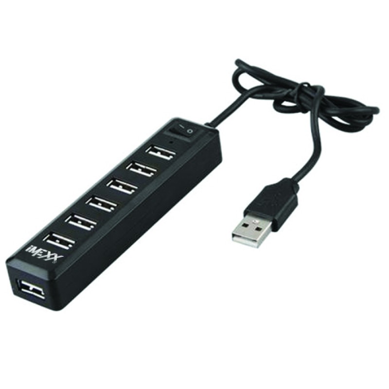 bifald tag Eastern IMexx 7 Port USB 2.0 Hub – Computer Internet Services Inc.