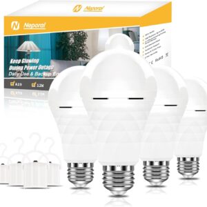 Neporal A19 Emergency Light Bulb