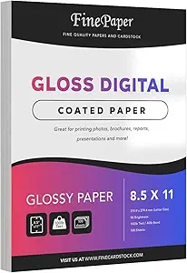 Gloss Digital Coated Paper 8.5 x 11