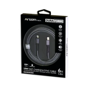 ArgomTech Type-C to Lightning 18W Nylon Braided Cable