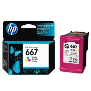 HP 667 Tricolor Original Ink Cartridge