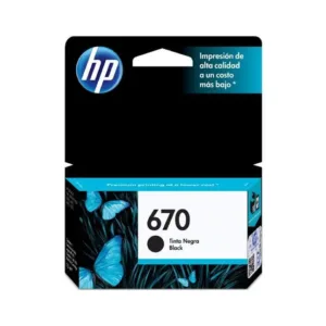 HP 670 Regular (Small) Black Original Ink Cartridge