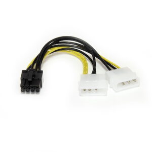 Startech.com 6in LP4 to 8 Pin PCI Express Video Card Power Cable Adapter